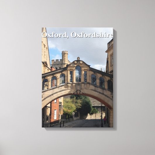 Brug van Zuchten in Oxford Canvas Afdruk (Voorkant)