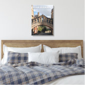 Brug van Zuchten in Oxford Canvas Afdruk (Insitu (Slaapkamer))