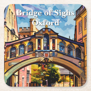 Brug van Zuchten in Oxford Gouache Schilderen Kartonnen Onderzetters