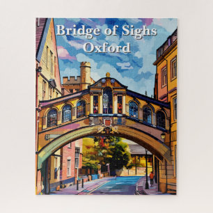 Brug van Zuchten in Oxford Gouache Schilderen Legpuzzel