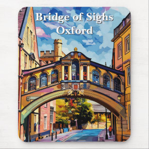 Brug van Zuchten in Oxford Gouache Schilderen Muismat