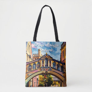 Brug van Zuchten in Oxford Gouache Schilderen Tote Bag