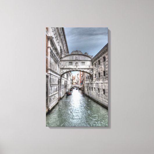 Brug van Zuchten in Venetië Italië Canvas Afdruk (Voorkant)