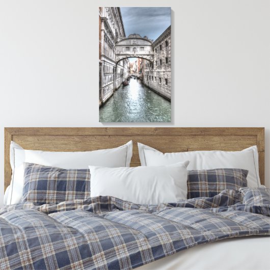 Brug van Zuchten in Venetië Italië Canvas Afdruk (Insitu (Slaapkamer))