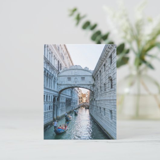 Brug van Zuchten Venetië Italië Briefkaart (Staand voorkant)