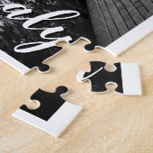 Brug van Zuchten Venetië Italië Zwart-wit Foto Legpuzzel (Zijkant)