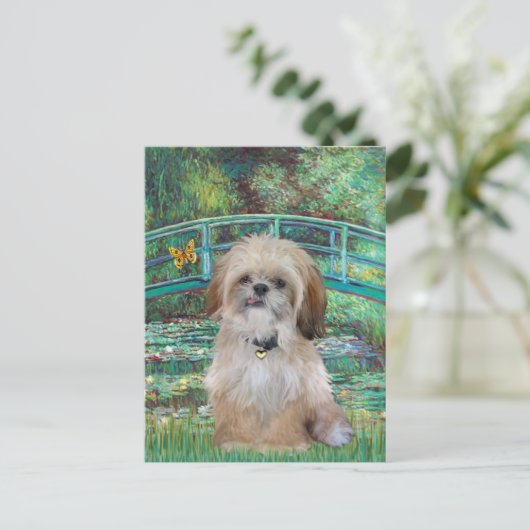 Brug (verticaal) - Shih Tzu (P) Briefkaart (Staand voorkant)