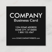 brug vierkante visitekaartje (Achterkant)