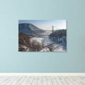 Brug voor beren canvas afdruk (Insitu (Houten vloer))