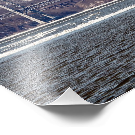 Brug voor beren foto afdruk (Hoek)