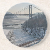 Brug voor beren zandsteen onderzetter (Voorkant)