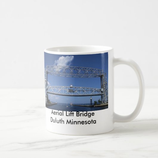Brug voor luchtliften/Duluth Minnesota Koffiemok (Rechts)