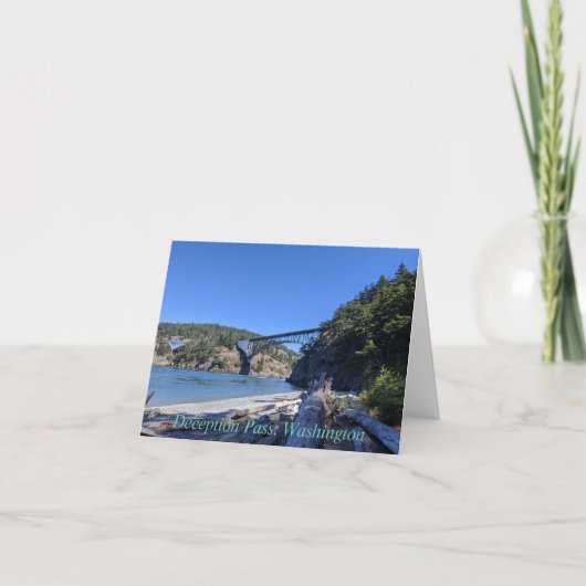 Brug voor misleiding feestdagen kaart (Voorkant)