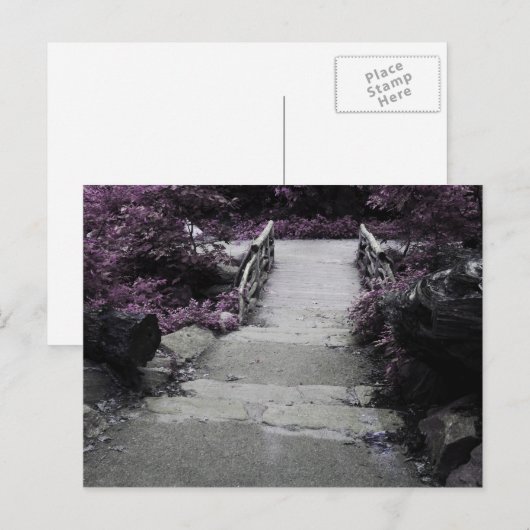 Brug voor zwart en wit briefkaart (Voorkant / Achterkant)