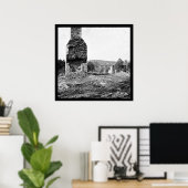 Brug waarvan generaal Longstreet 1864 heeft gedown Poster (Thuiskantoor)