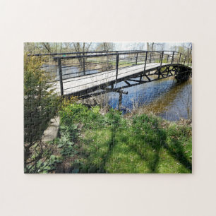 Brug waterriviervijver waterpuzzel legpuzzel