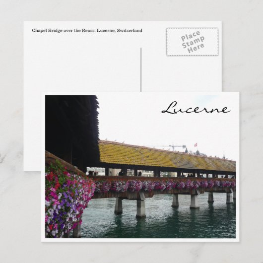 brugbloemen briefkaart (Voorkant / Achterkant)