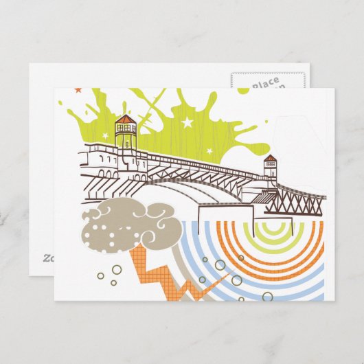 Brugbrug Briefkaart (Voorkant / Achterkant)