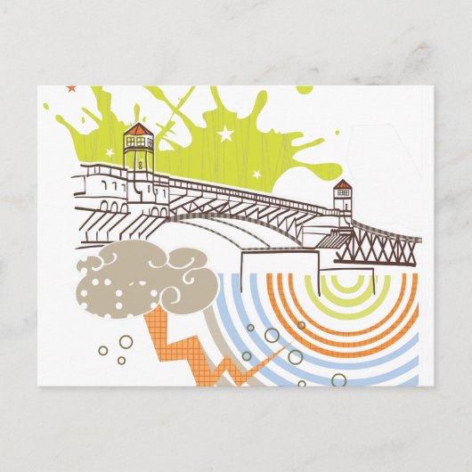 Brugbrug Briefkaart (Voorkant)