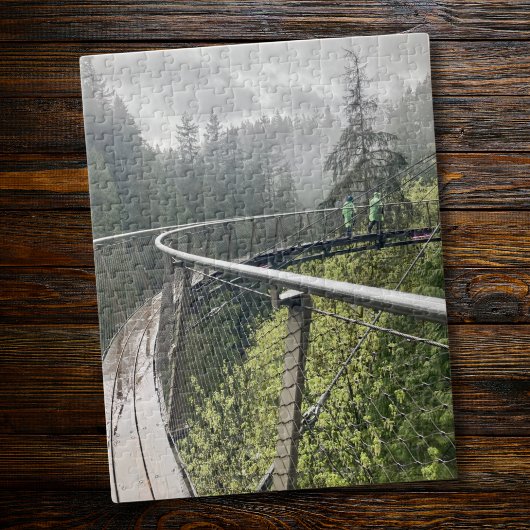 Brugbrug met Canadese Natuur Legpuzzel