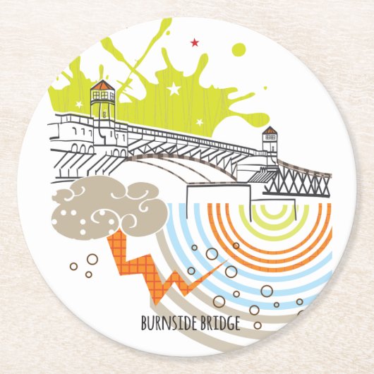 Brugbrug Onderzetter (Voorkant)