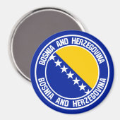 BrugEmblem van de Ronde van Bosnië en Herzegovina Magneet (Voorkant / Achterkant)