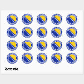 BrugEmblem van de Ronde van Bosnië en Herzegovina Ronde Sticker (Vel)