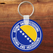 BrugEmblem van de Ronde van Bosnië en Herzegovina Sleutelhanger (Voorkant)