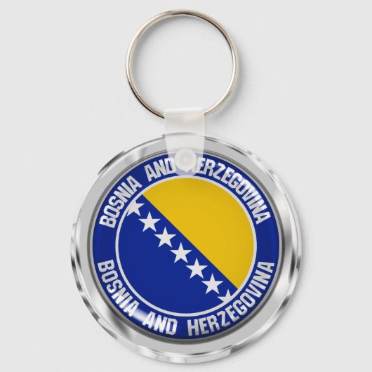 BrugEmblem van de Ronde van Bosnië en Herzegovina Sleutelhanger (Voorkant)