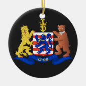 Bruges Belgium kerstversiering Keramisch Ornament (Voorkant)