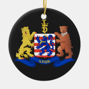 Bruges Belgium kerstversiering Keramisch Ornament