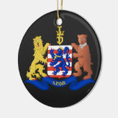 Bruges Belgium kerstversiering Keramisch Ornament (Links)