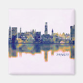 Bruges Skyline Magneet (Voorkant)