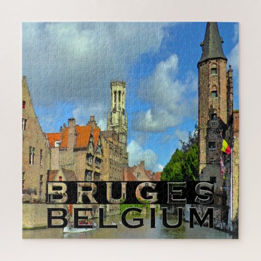 Bruges Square Puzzle Legpuzzel (Verticaal)
