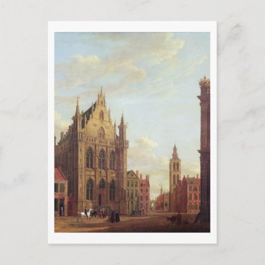 Brugge, 1824 (olie op het paneel) briefkaart (Voorkant)