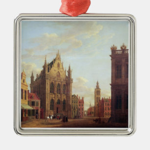 Brugge, 1824 (olie op het paneel) metalen ornament