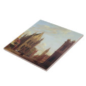 Brugge, 1824 (olie op het paneel) tegeltje (Zijkant)