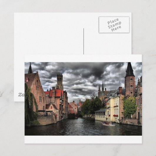 Brugge, België Briefkaart (Voorkant / Achterkant)