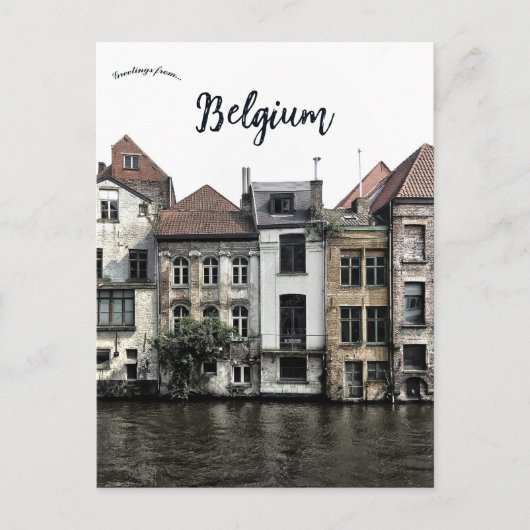 Brugge België Briefkaart (Voorkant)