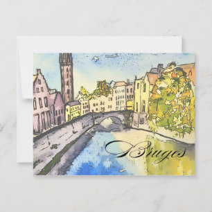 Brugge België Briefkaart
