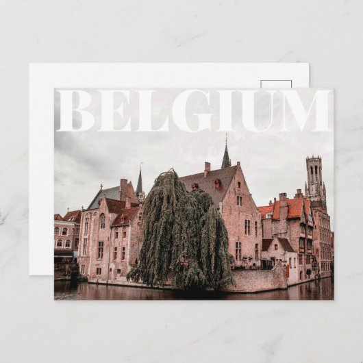 Brugge België Briefkaart (Voorkant / Achterkant)