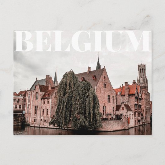 Brugge België Briefkaart (Voorkant)