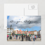 Brugge, België Briefkaart (Voorkant / Achterkant)