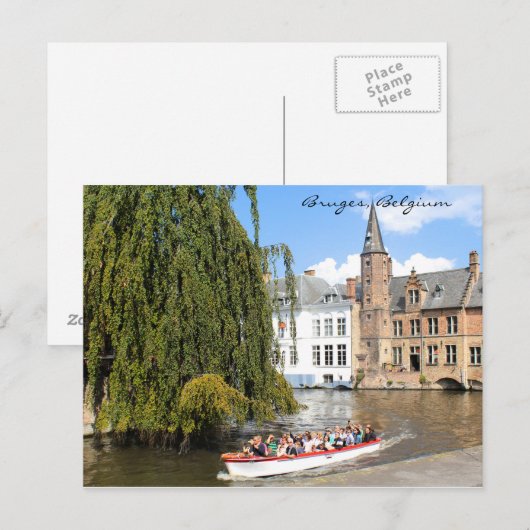 Brugge, België Briefkaart (Voorkant / Achterkant)