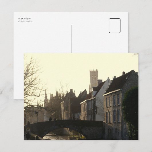 Brugge, België Briefkaart (Voorkant / Achterkant)