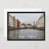 Brugge, België. Brujas, Briefkaart Bélgica (Voorkant / Achterkant)