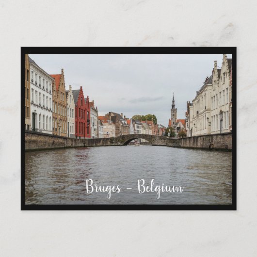 Brugge, België. Brujas, Briefkaart Bélgica (Voorkant)
