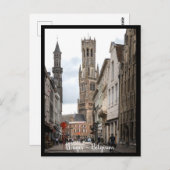 Brugge, België. Brujas, Briefkaart Bélgica (Voorkant / Achterkant)