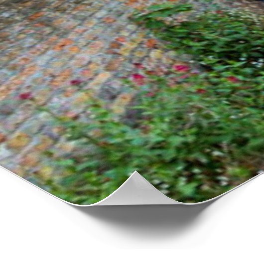 Brugge, België (geëtiketteerd) Poster (Hoek)