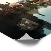 Brugge belgië - kanaal en griekenland - 1900 poster (Hoek)